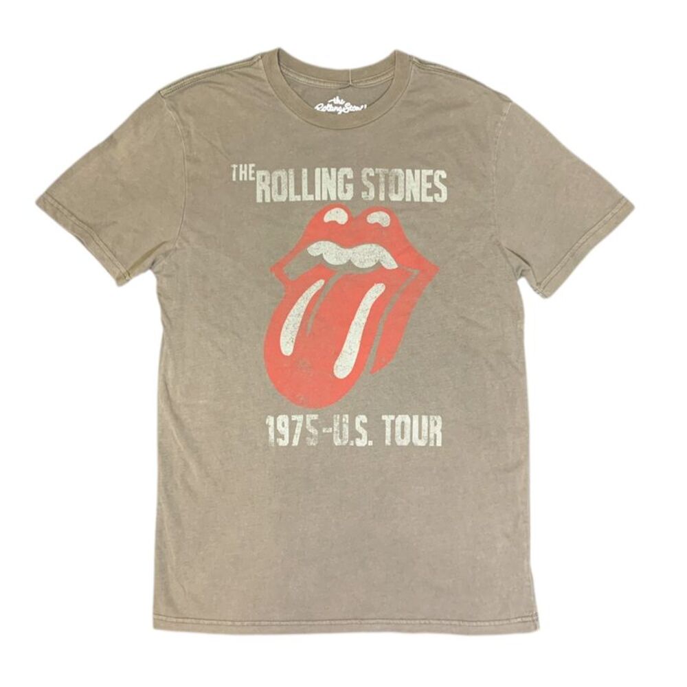 The Rolling Stones - Licensed Men's Relaxed Fit Soft Graphic Band Short Sleeve T